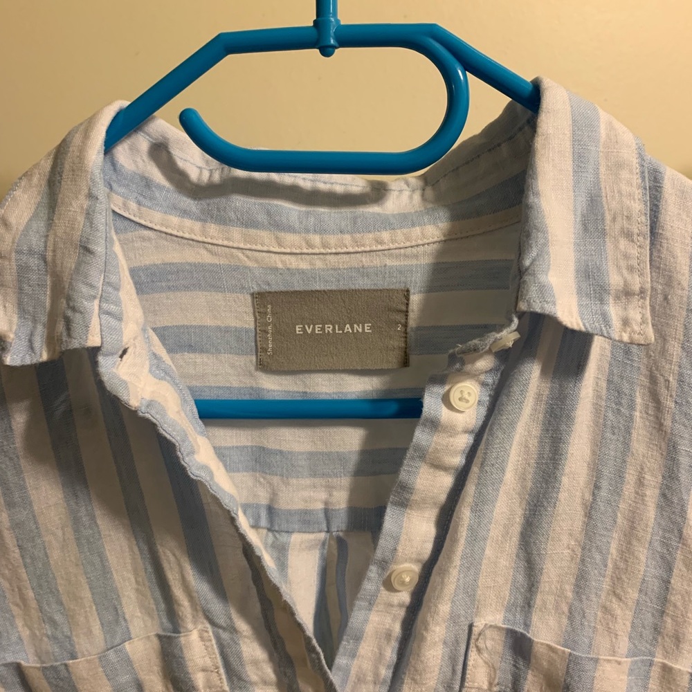 Everlane Linen Shirt Dress